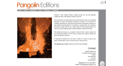 Desktop Screenshot of pangolin-editions.com